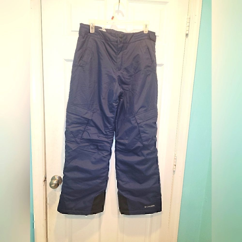 Columbia Sportwear Omnishield Kids Ski/Snowboarding Pants, sz 18-20,blue. 